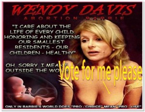 Wendy Davis Is in Vogue Magazine thanks to her breasts