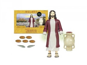 action figure jesus turns water to wine