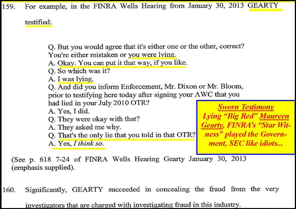 MAUREEN-GEARTY-LYING-FINRA-WITNESS-DUPED-THE-GOVERNMENT-SEC-FBI