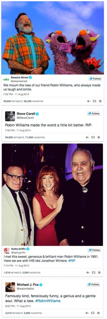 Robin Williams Tweets