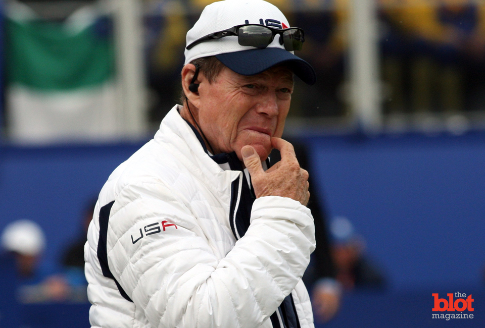 USA Captain Tom Watson during the Ryder Cup tournament at Gleneagles in Perthshire, Scotland. (© Ian Buchan/Corbis photo)