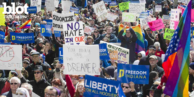 Indiana's Religious Freedom Restoration Act will negatively effect its economy and people — and further show the state is hostile toward the LGBT community. (npr.org/AP photo)