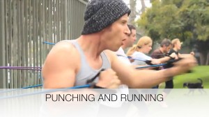 punching and running