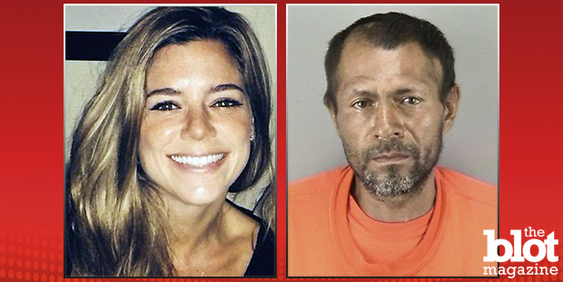 Kathryn Steinle (left), 32, was fatally shot after posing for a photo at Pier 14 in San Francisco last week. Francisco Sanchez (right), 45, has reportedly confessed to the killing. (Photo: Steinle family handout/San Francisco Sheriff's Department)