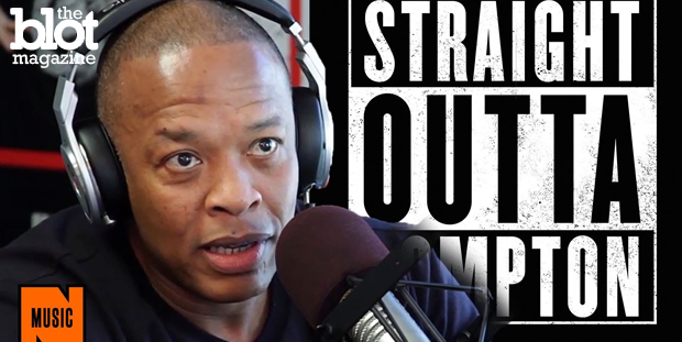 Dr. Dre of N.W.A. released his first album in 16 years in conjunction with "Straight Outta Compton," but can he really still relate to life in the hood?(YouTube photo) 