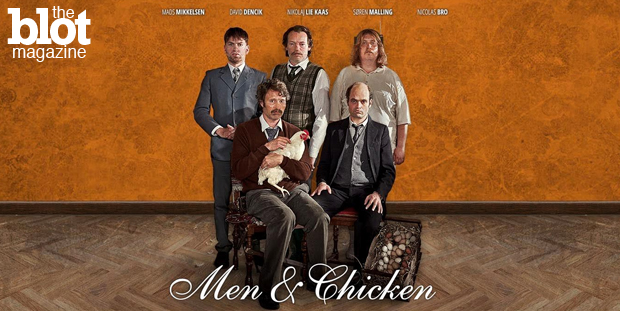 Seductive Mads Mikkelsen of 'Hannibal' plays against type in the hilarious dark comedy 'Men & Chicken' by Oscar-winning director Anders Thomas Jensen. (Photo courtesy 'Men & Chicken')