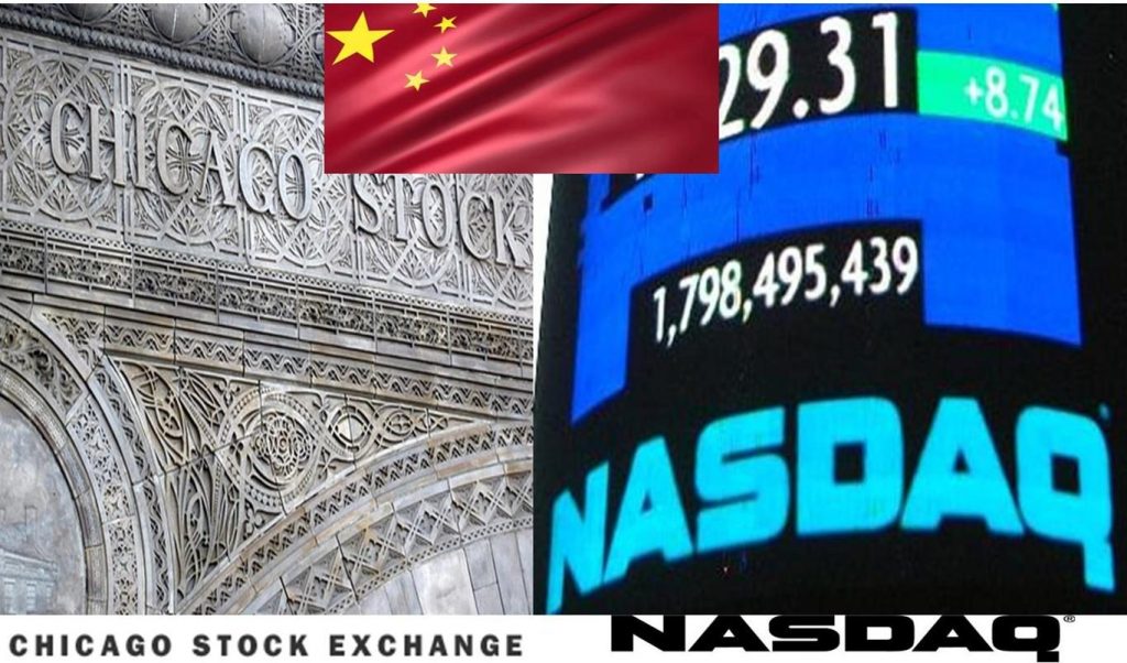CHICAGO STOCK EXCHANGE-SALE-TO-CHINA-ENDS-NASDAQ-MONOPOLY-ON-LISTINGS