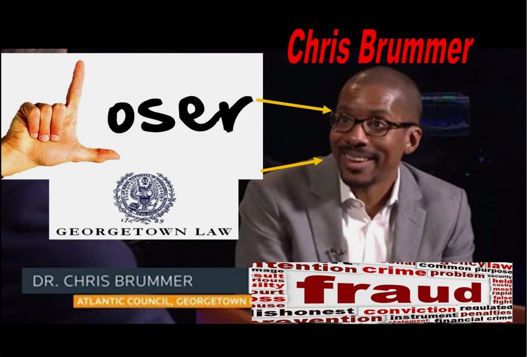 PROFESSOR CHRIS BRUMMER, GEORGETOWN UNIVERSITY LAW SCHOOL FRAUD