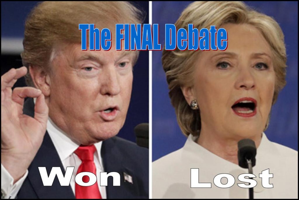 Final Presidential Debate Shocking TheBlot Magazine Survey Results, the Winner Is