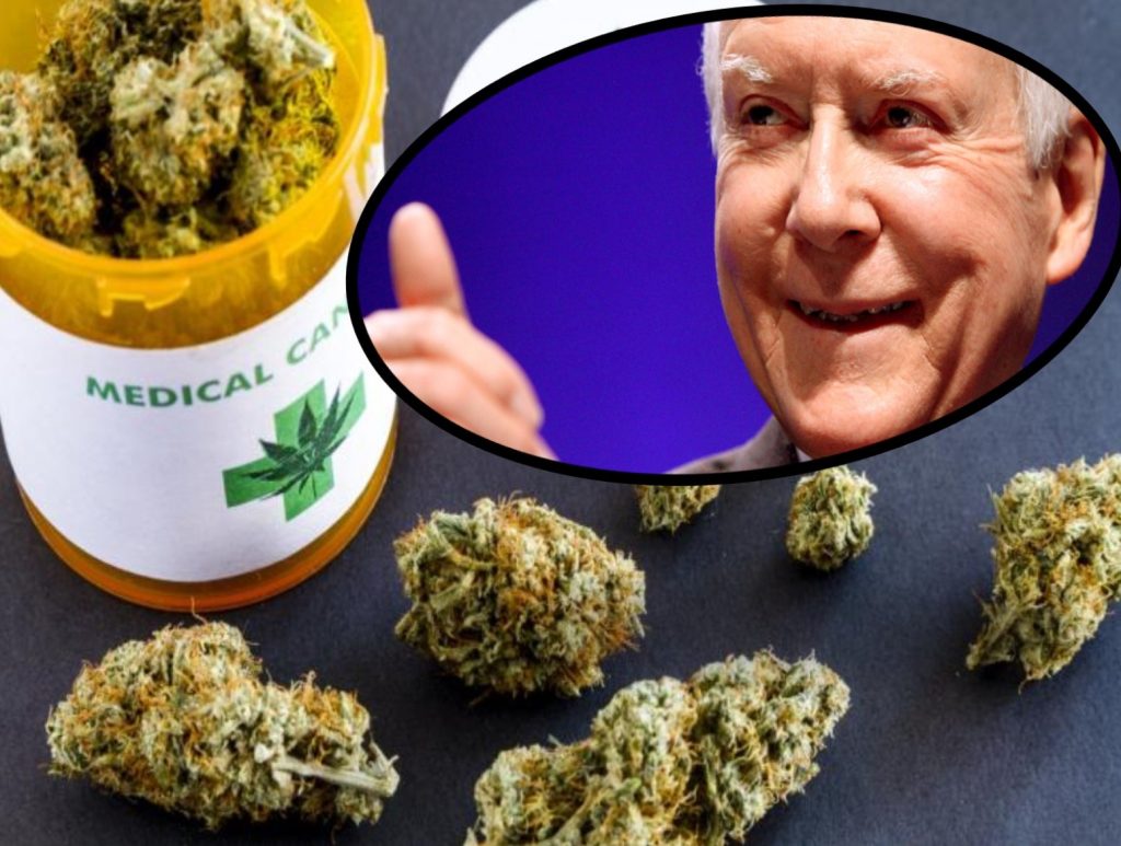 Crazy Utah Senator Orrin Hatch Wants Marijuana in Your Bedroom, Why Is He On Weeds