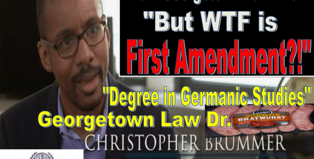 CHRIS BRUMMER, Georgetown Law Perv Professor Suffers Deadly Blow Against Free Speech, New York High Court Defends First Amendment