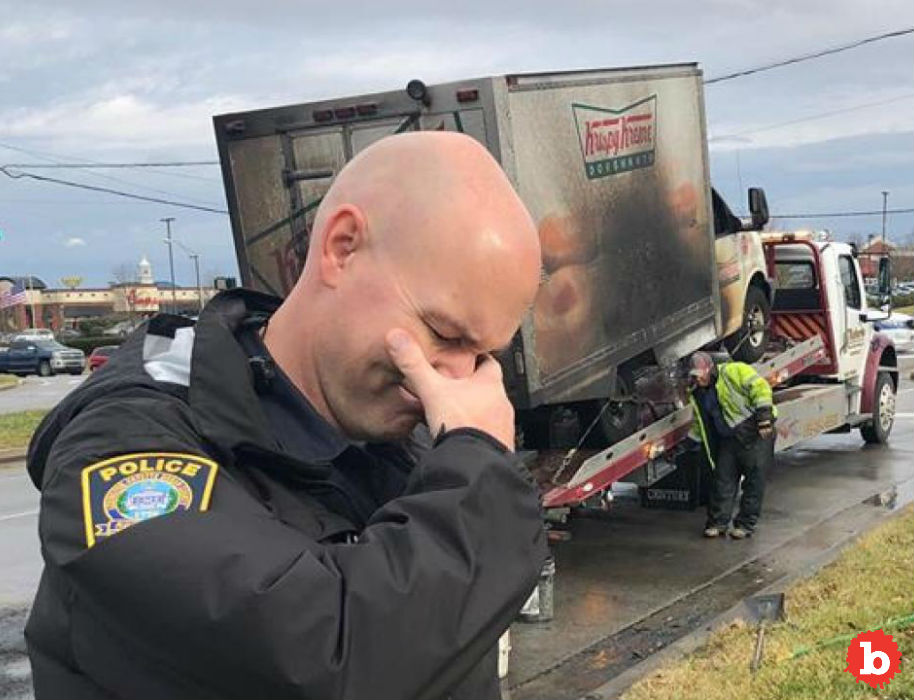 American Cops Mourn Krispy Kreme Doughnut Truck Fire