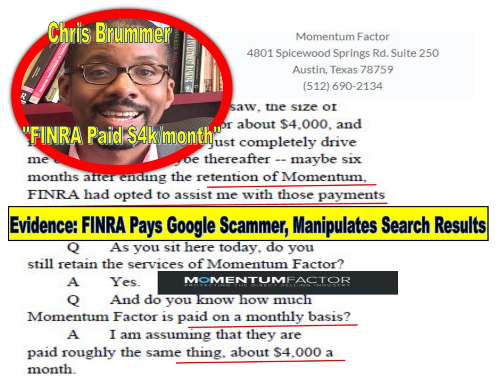 Momentum Factor, FINRA, FINRA NAC, Chris Brummer, Robert Colby, Rick Ketchum, FINRA, Alan Lawhead, Brigitte Madrian, Luis Viceira, Robert Cook, Edmund Polubinski III, Davis Polk