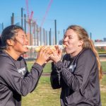 MIT Lady Students Break Guinness Record for Sausage Bun Toss