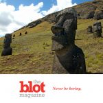 Failed Brakes Have Truck Destroy Easter Island Head Statue