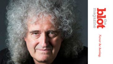 Brian May, Aging Queen Rock Star, Tears Ass While Gardening
