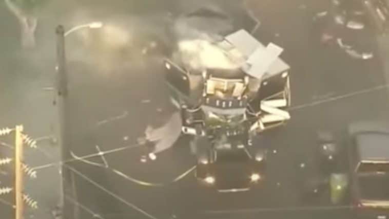 LAPD Bomb Truck Explodes After Raiding Illegal Fireworks