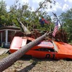 Duke Star John Schneider’s “General Lee” Crushed By Hurricane Ida