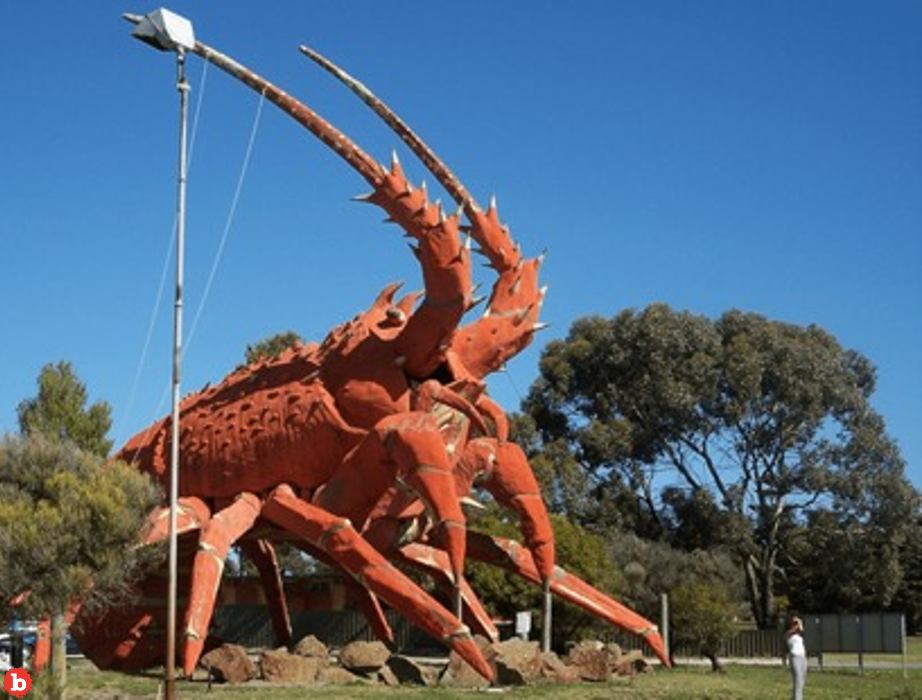 Meet Larry, The Giant Lobster in Kingston, Australia