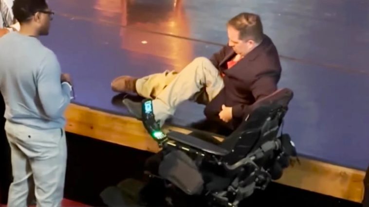 Denver City Councilperson Had to Crawl Onstage, No Handicapped Access