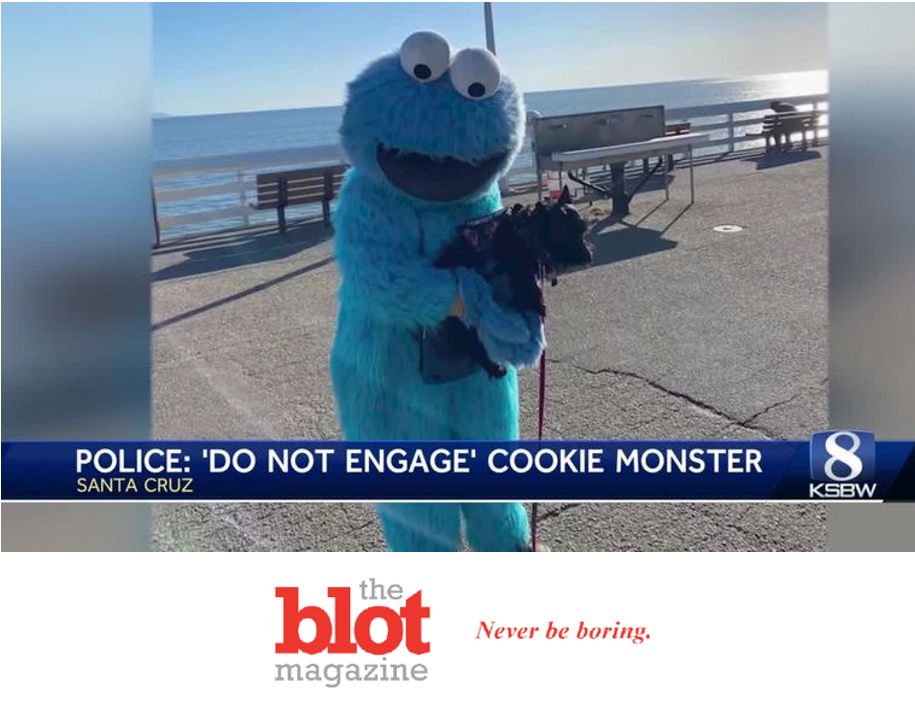 Santa Cruz Police Warn Locals Not to Approach Cookie Monster
