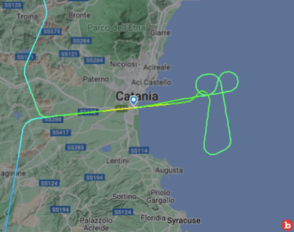 Frustrated Lufthansa Pilot Drew Sky Penis Off of Sicily