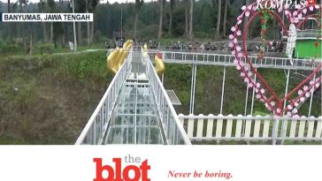 3 Injured, One Dead After Glass Bridge Collapse in Indonesia