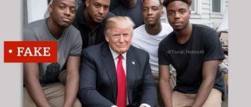Trump And AI, Making Fake Pics of Him With Black People