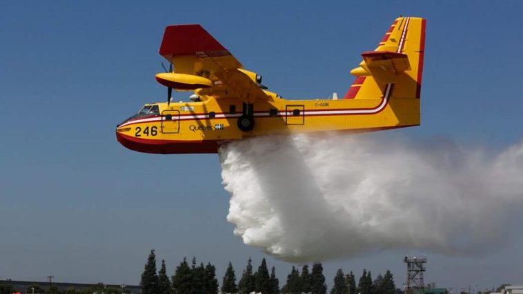 Plane Fighting Palisades Wildfire Grounded After Collision With Drone