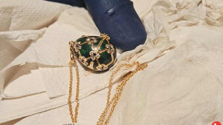 Octopussy Fabergé Pendant Recovered From Thief's Bowels