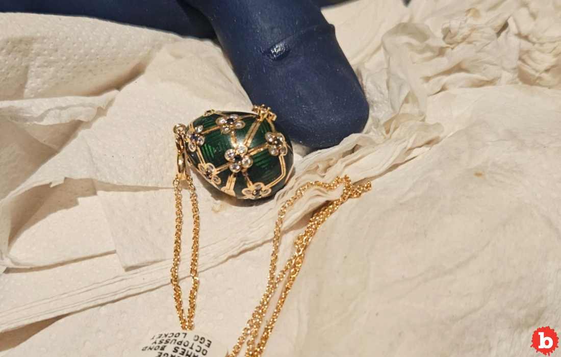 Octopussy Fabergé Pendant Recovered From Thief's Bowels