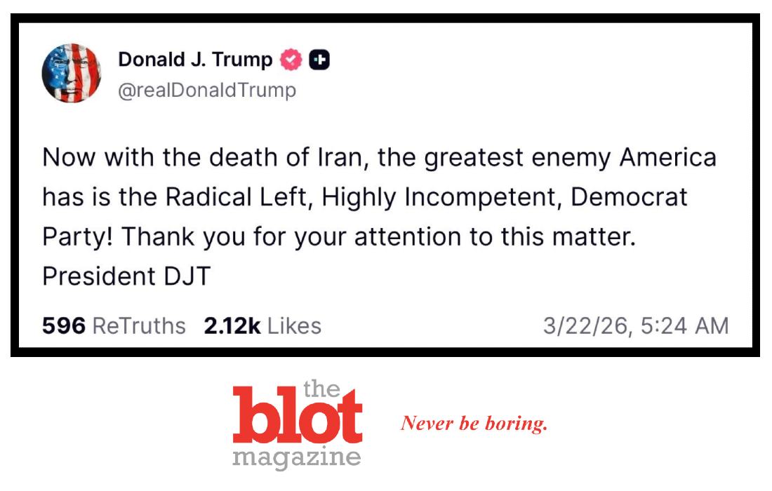 Trump Calls Democrats America's Greatest Remaining Enemy